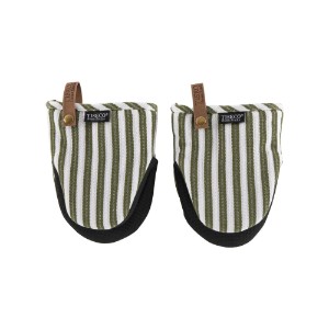 Set 2 manusi de bucatarie "Yinte", Green olive - Tiseco