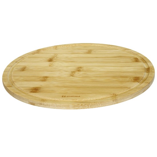 Platou branzeturi, 28 cm, cu capac din plastic - Zokura