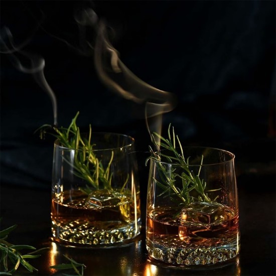 Set 6 pahare whisky, sticla cristalina, 370ml, "Fjord" - Krosno