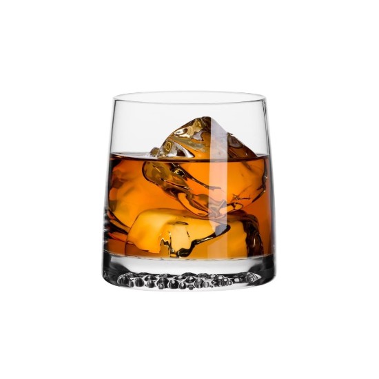 Set 6 pahare whisky, sticla cristalina, 370ml, "Fjord" - Krosno