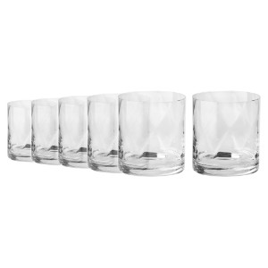Set 6 pahare whisky, sticla cristalina, 320ml, "Romance" - Krosno