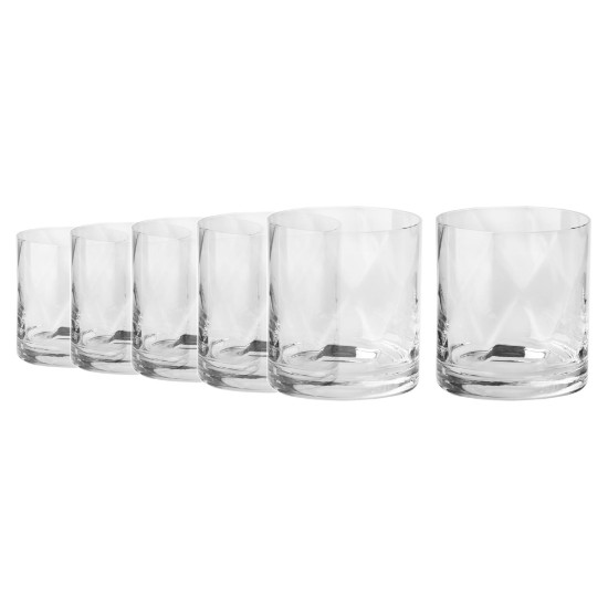 Set 6 pahare whisky, sticla cristalina, 320ml, "Romance" - Krosno