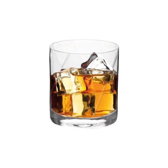Set 6 pahare whisky, sticla cristalina, 320ml, "Romance" - Krosno
