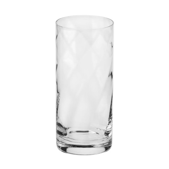 Set 6 pahare long drinks, sticla cristalina, 380ml, "Romance" - Krosno