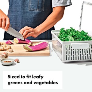 Recipient pentru pastrare legume, plastic, 37,6 x 15,1 x 9,1 cm - OXO