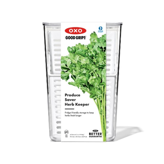 Recipient pentru pastrare verdeturi, plastic, 11,5 x 15,4 x 22,9 cm, "Produce Saver" - OXO