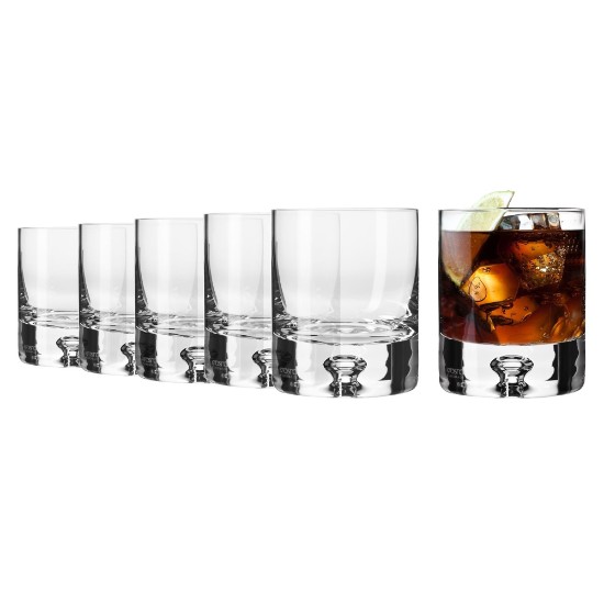 Set 6 pahare whisky, sticla cristalina, 250ml, "Legend" - Krosno