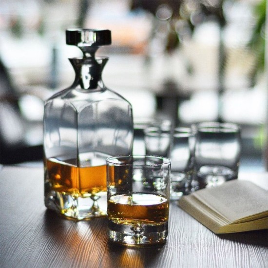 Set 6 pahare whisky, sticla cristalina, 250ml, "Legend" - Krosno