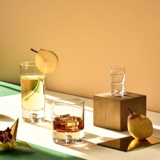 Set 6 pahare whisky, sticla cristalina, 250ml, "Legend" - Krosno