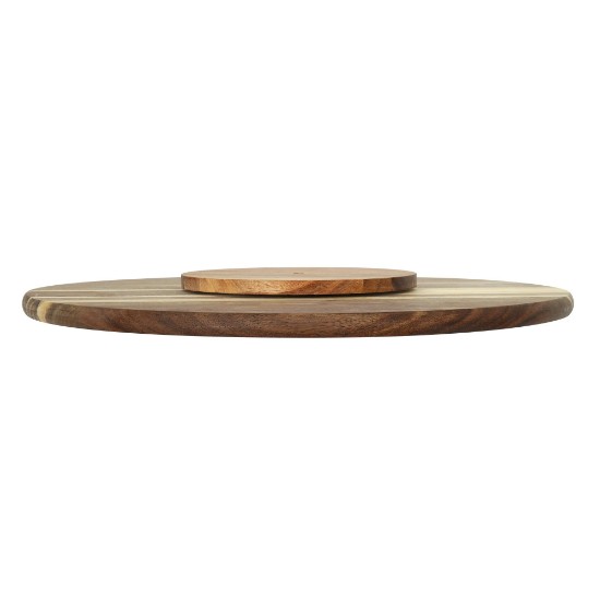 Platou rotativ, 40,5 cm, din lemn de acacia - Zokura