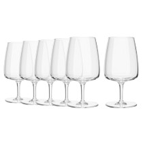 Set 4 pahare apa, sticla cristalina, 380ml, "Modern" - Krosno