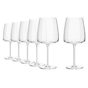 Set 4 pahare vin, sticla cristalina, 650ml, "Modern" - Krosno