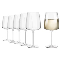 Set 4 pahare vin, sticla cristalina, 650ml, "Modern" - Krosno