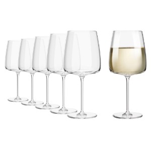 Set 4 pahare vin, sticla cristalina, 650ml, "Modern" - Krosno