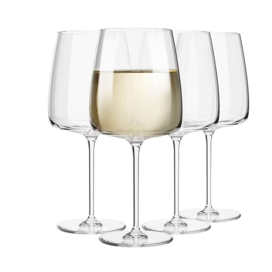 Set 4 pahare vin, sticla cristalina, 650ml, "Modern" - Krosno