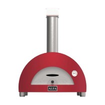 Cuptor pe lemne pentru pizza Moderno 1 Pizze, Rosu - Alfa