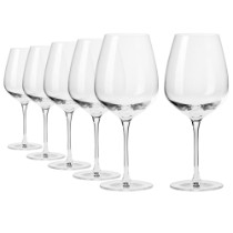 Set 6 pahare vin Pinot Noir, sticla cristalina, 810ml, "Divine" - Krosno