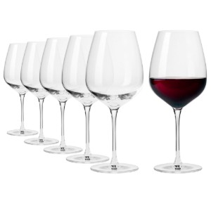Set 6 pahare vin Pinot Noir, sticla cristalina, 800ml, "Divine" - Krosno