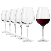 Set 6 pahare vin Pinot Noir, sticla cristalina, 810ml, "Divine" - Krosno