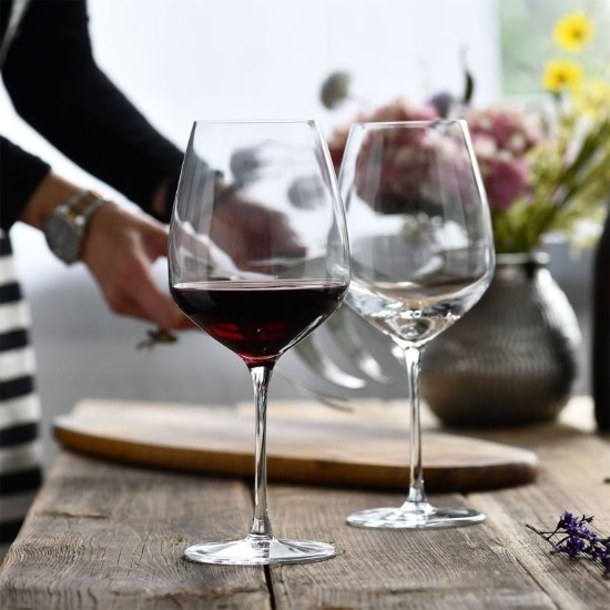 Set 6 pahare vin Pinot Noir, sticla cristalina, 800ml, "Divine" - Krosno