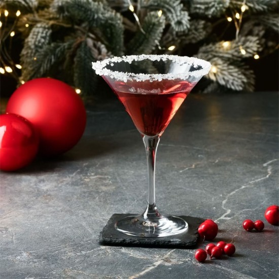 Set 6 pahare Martini, sticla cristalina, 240ml, "Avant-Garde" - Krosno
