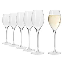 Set 6 pahare Prosecco, sticla cristalina, 300ml, "Harmony" - Krosno