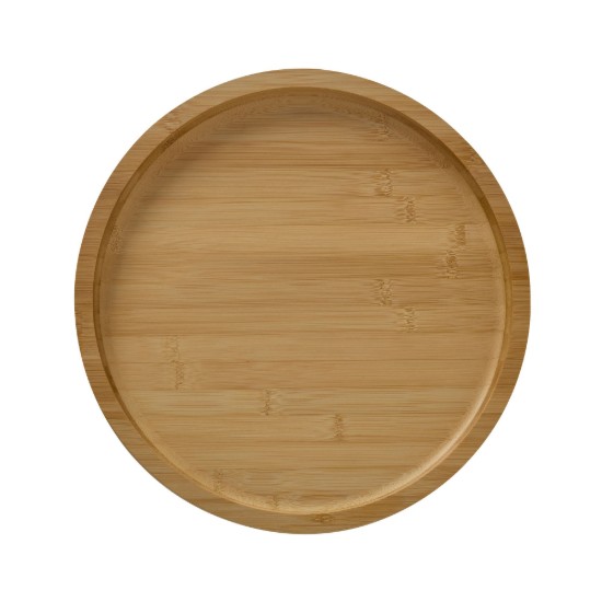 Platou servire, cu capac, bambus, 35,5cm - Farberware