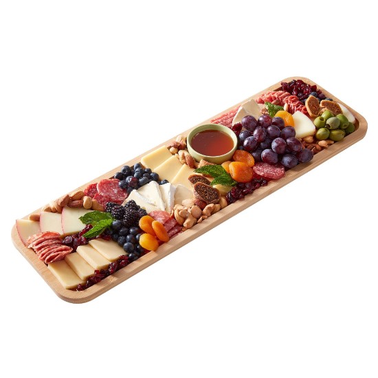 Platou servire, cu capac, bambus, 17x56 cm, "Farberware" - Kitchen Craft