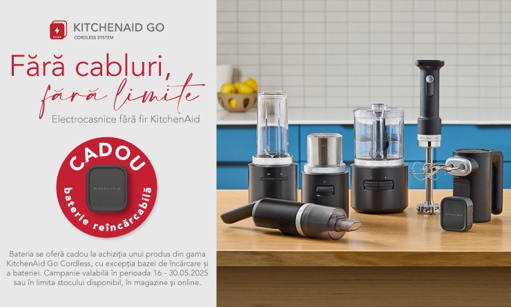 Cadou la orice produs KitchenAid Go Cordless