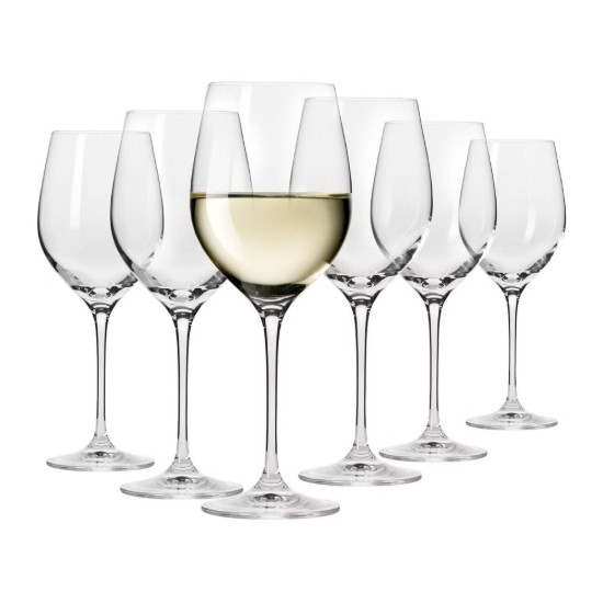 Set 6 pahare vin alb, sticla cristalina, 430ml, "Harmony" - Krosno