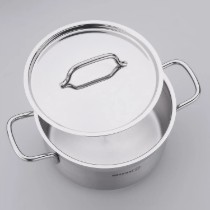 Set vase de gatit, inox, 11 piese, "Alfa Plus" - Korkmaz