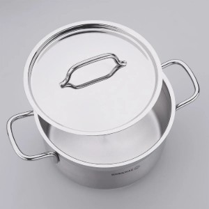 Set vase de gatit, inox, 11 piese, "Alfa Plus" - Korkmaz