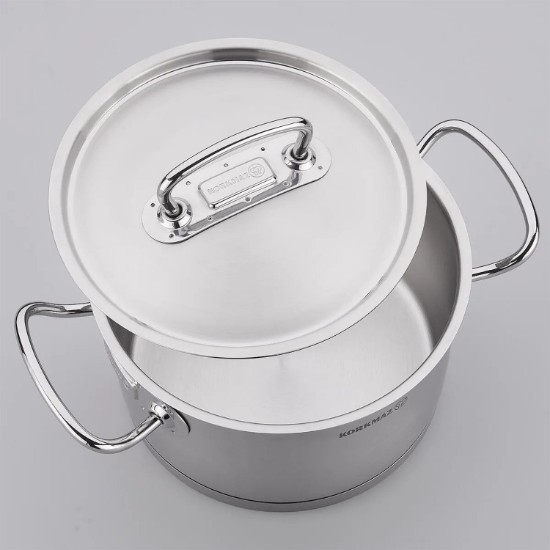 Set vase de gatit, inox, 9 piese, "Proline" - Korkmaz