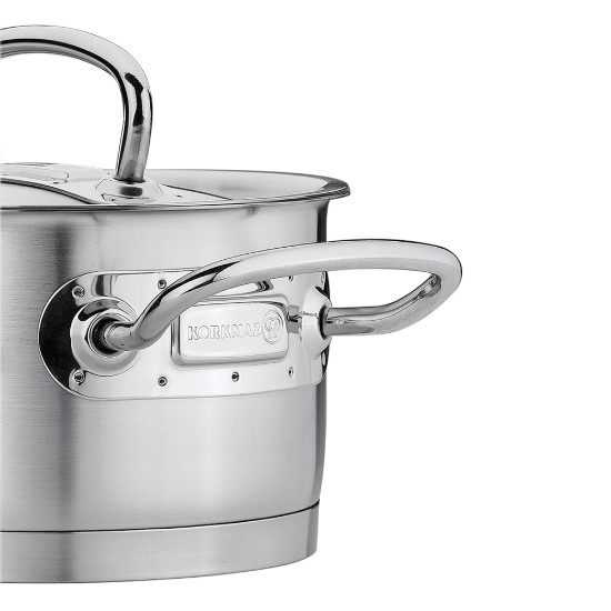 Set vase de gatit, inox, 9 piese, "Proline" - Korkmaz
