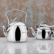 Ceainic inox, 3,5L, "Tombik" - Korkmaz