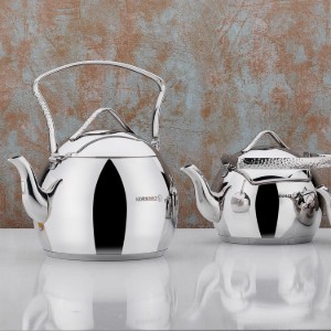 Ceainic inox, 3,5L, "Tombik" - Korkmaz