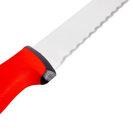 Cutit pentru paine, 22,5cm, "Duo", Rosu - Pirge