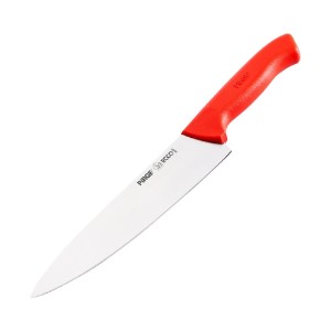 Cutitul bucatarului, 21cm, "Ecco", Rosu - Pirge