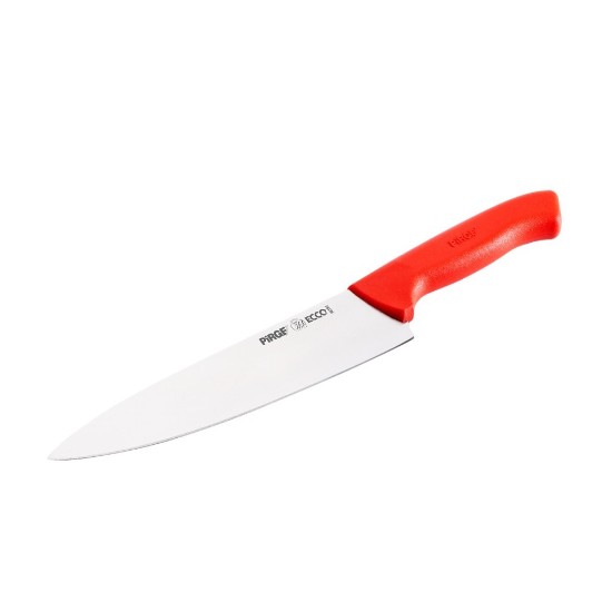 Cutitul bucatarului, 21cm, "Ecco", Rosu - Pirge