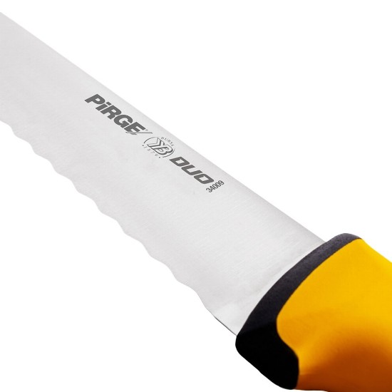 Cutit pentru paine, 22,5cm, "Duo", Galben - Pirge