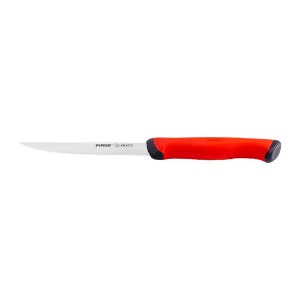 Cutit pentru legume si fructe, 12cm, "Duo", Rosu - Pirge