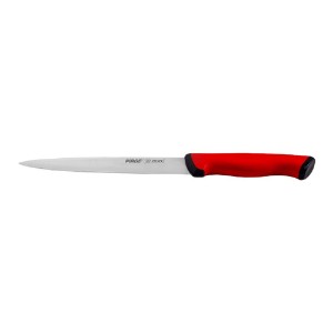 Cutit pentru feliat, 18cm, "Duo", Rosu - Pirge