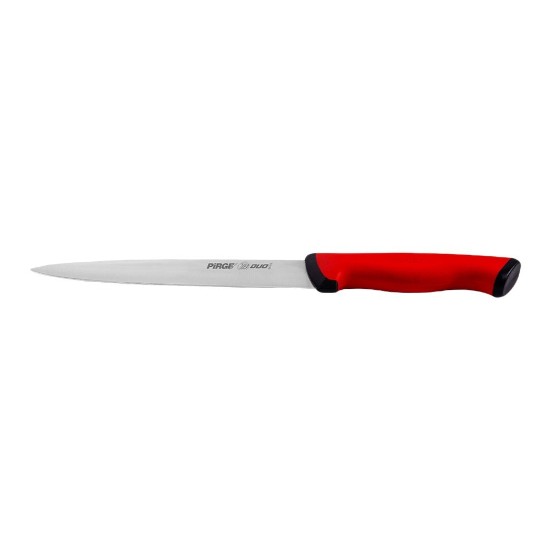 Cutit pentru feliat, 18cm, "Duo", Rosu - Pirge