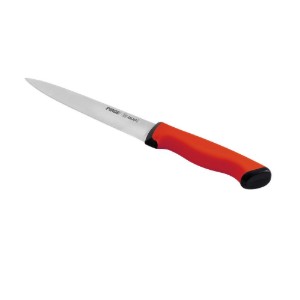 Cutit pentru feliat, 18cm, "Duo", Rosu - Pirge