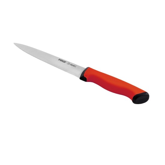 Cutit pentru feliat, 18cm, "Duo", Rosu - Pirge