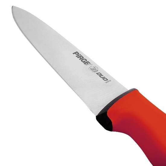Cutit pentru feliat, 18cm, "Duo", Rosu - Pirge