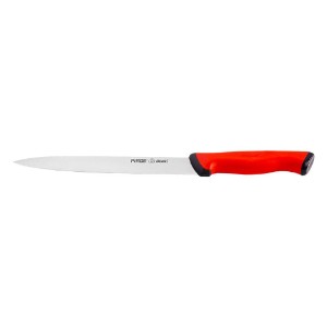 Cutit pentru feliat, 20cm, "Duo", Rosu - Pirge