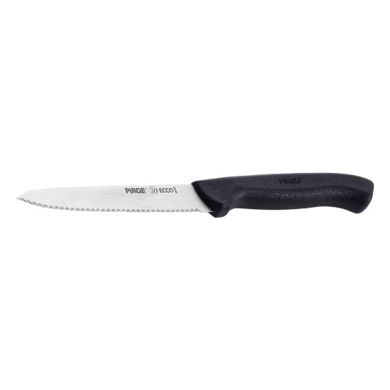 Cutit universal, lama zimtata, 12cm, "Ecco", Negru - Pirge