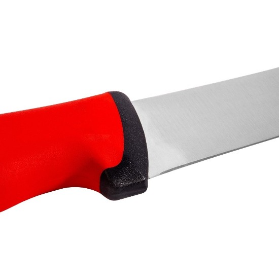 Cutit macelar, lama curbata, 21cm, "Duo", Rosu - Pirge