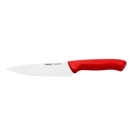 Cutitul bucatarului, 16cm, "Ecco", Rosu - Pirge
